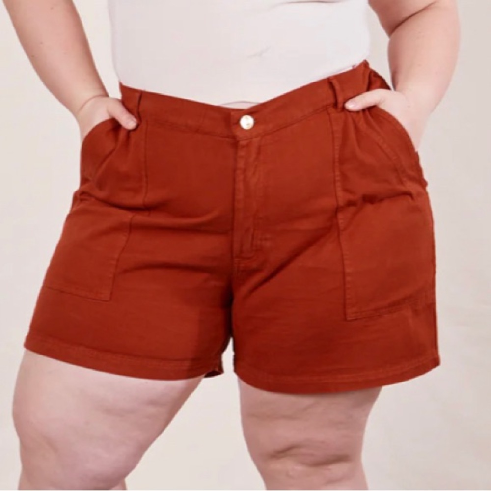 Big bud press work shorts 1x paprika